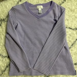Lilac Oscar de la Renta Thermal Top Medium